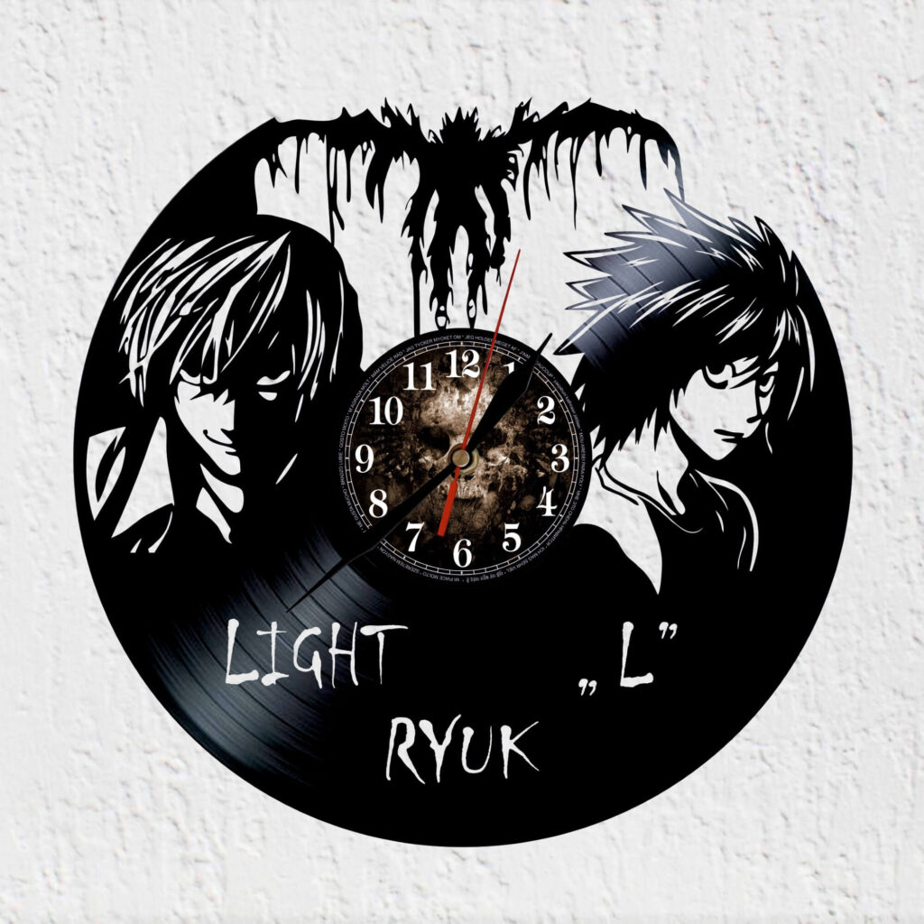 reloj vinilo death note