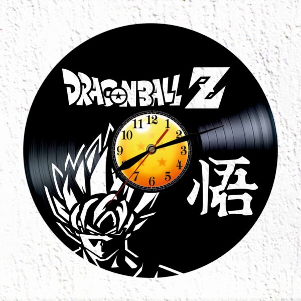 reloj vinilo dtagon ball z