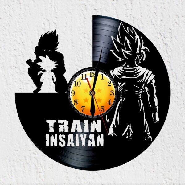 reloj vinilo dtagon ball z