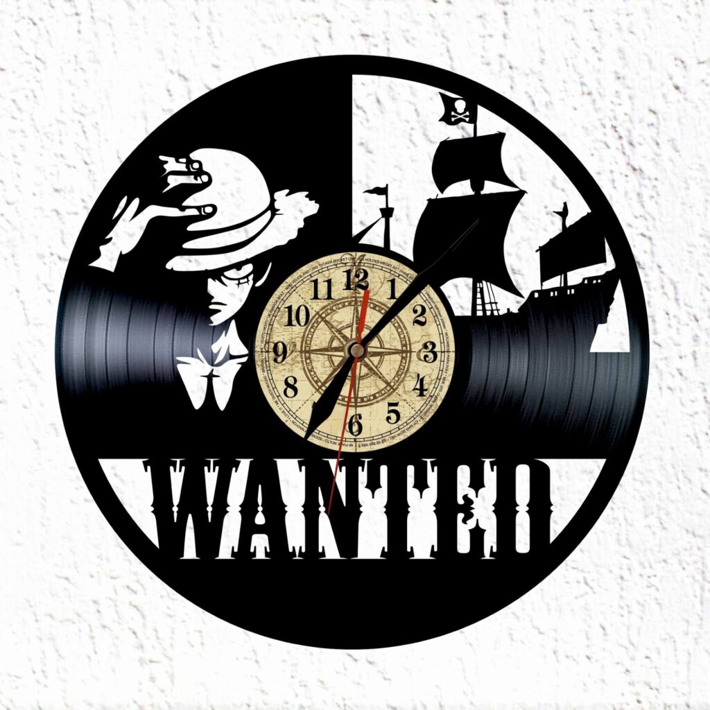 reloj pared one piece monkey de luffy
