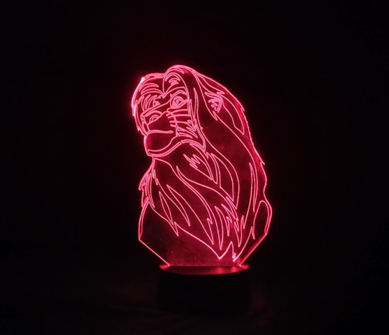 Lámpara Rey Leon