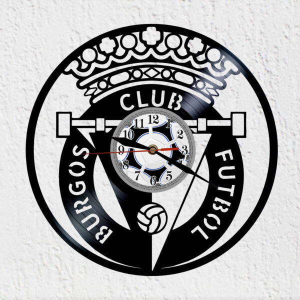 reloj de vinilo escudo deburgo club fútbol
