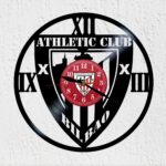 reloj de vinilo escudo de atletic club bilbao