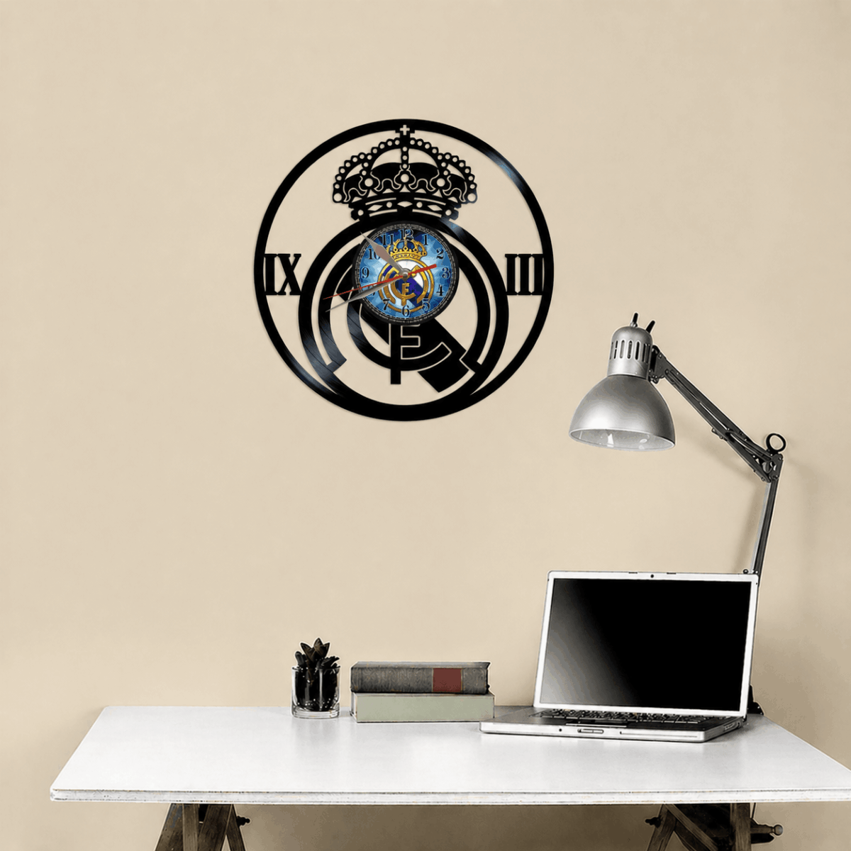Vinyreal Madrid C.F. Reloj de Pared - Imagen 2