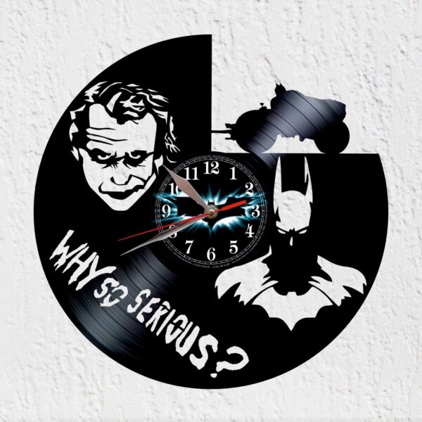 reloj de vinilo Batman