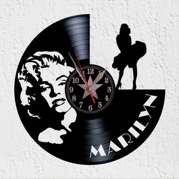 reloj de vinilo Marilyn Monroe