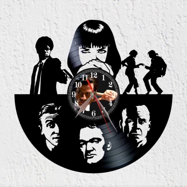 reloj de vinilo pulp fiction