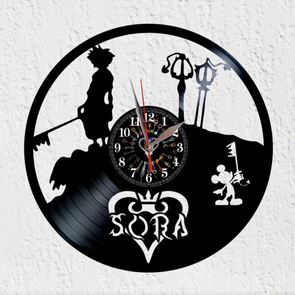 reloj vinilo kingdom hearts