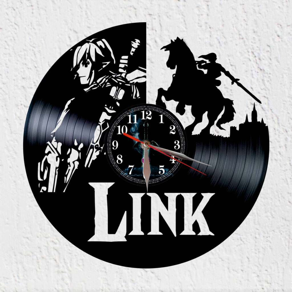 reloj vinilo zelda