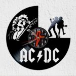 reloj vinilo acdc