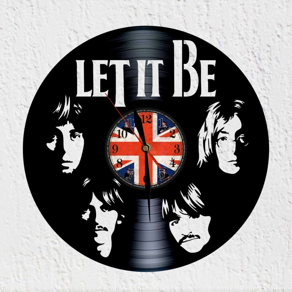 reloj vinilo the beatles