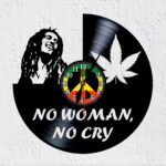 reloj vinilo bob marley