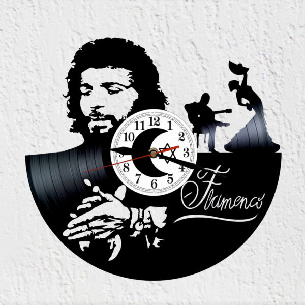 reloj vinilo camaron de la isla
