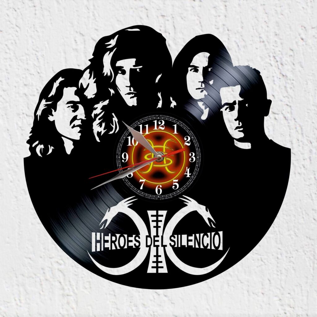 reloj vinilo heroes del silencio