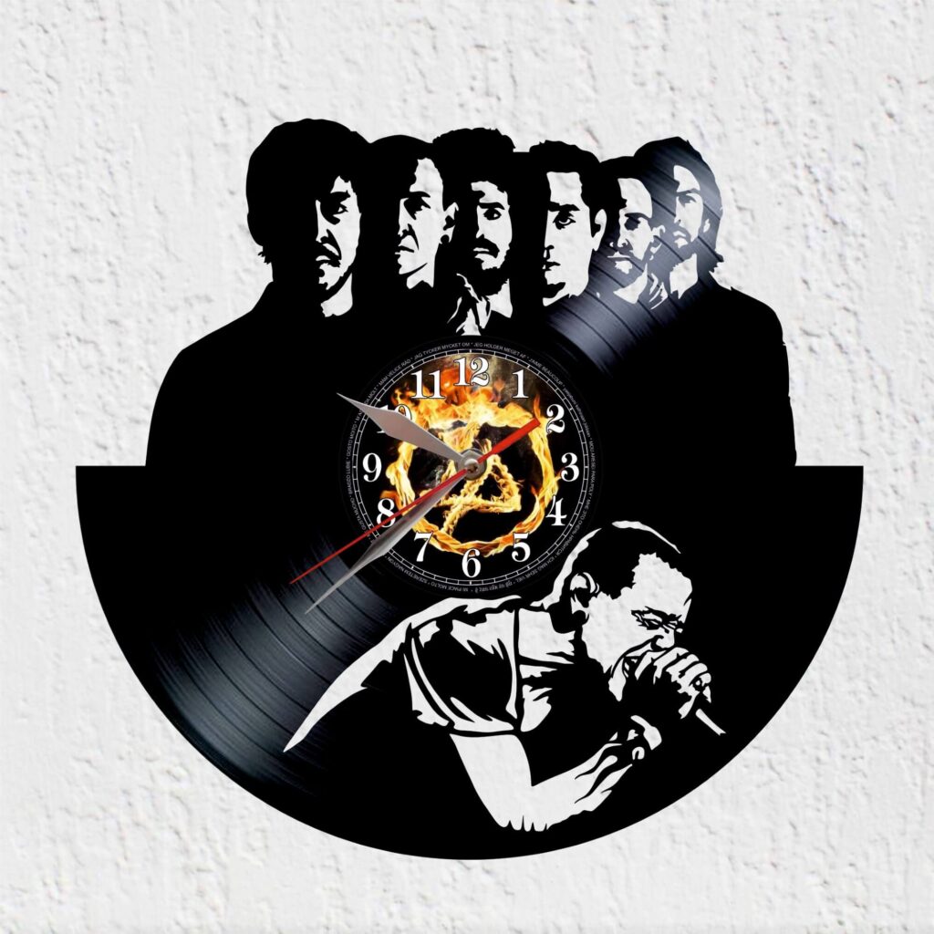 reloj vinilo linkin park