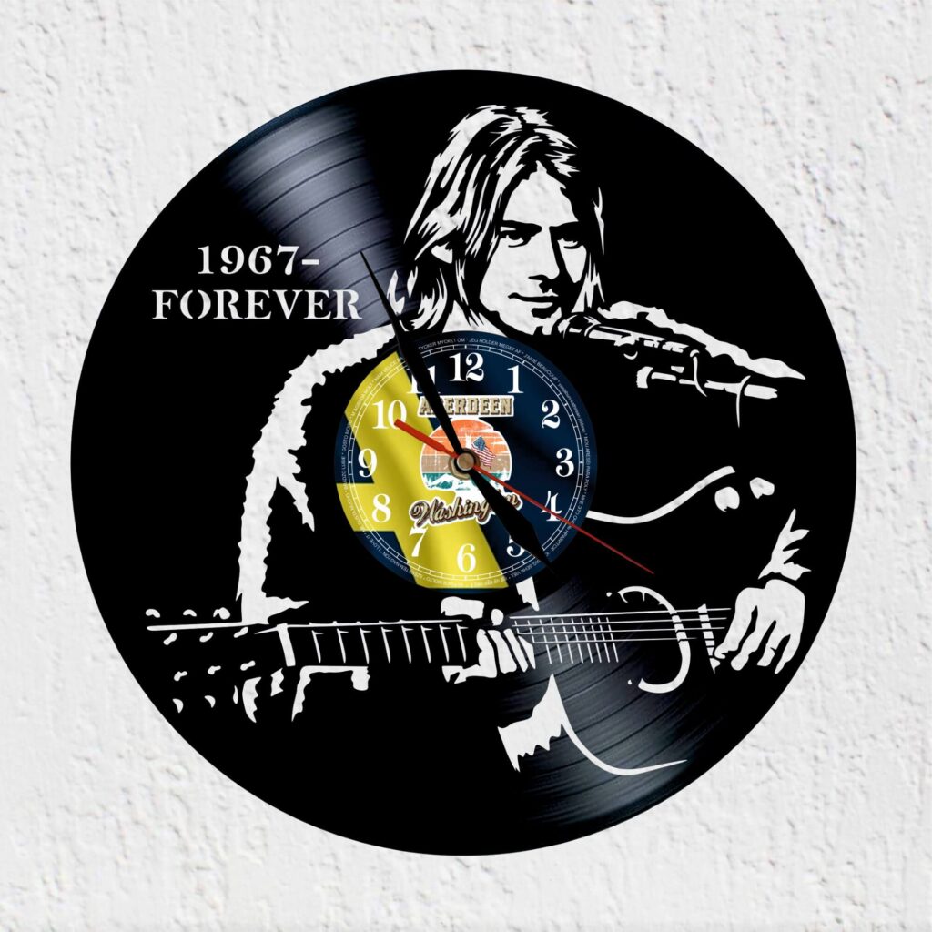 reloj vinilo nirvana