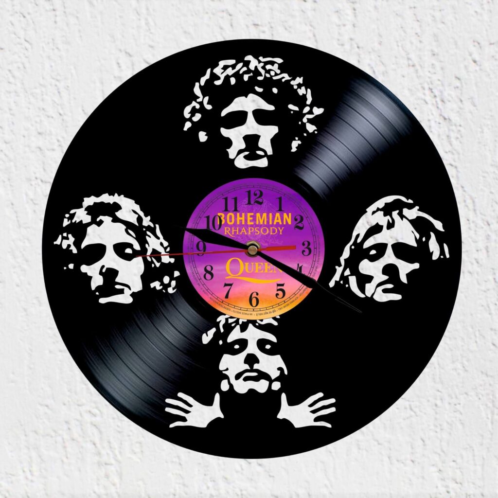 reloj vinilo queen bohemian rhapsody