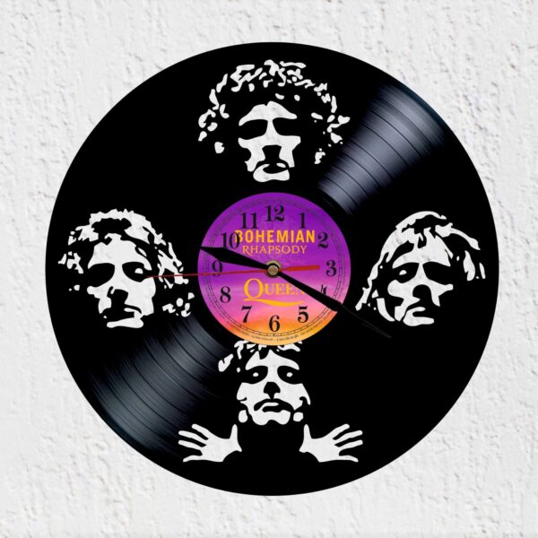 reloj vinilo queen bohemian rhapsody