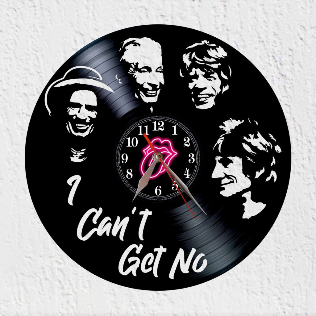 reloj vinilo the rolling stones