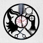 reloj de vinilo Peluquería