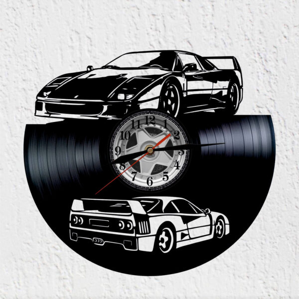 reloj de vinilo farrari f40