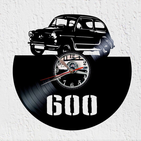 reloj de vinilo fiat 600