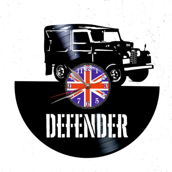 reloj de vinilo land rover