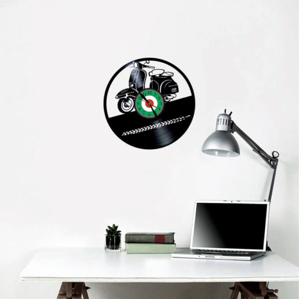 reloj pared vespa