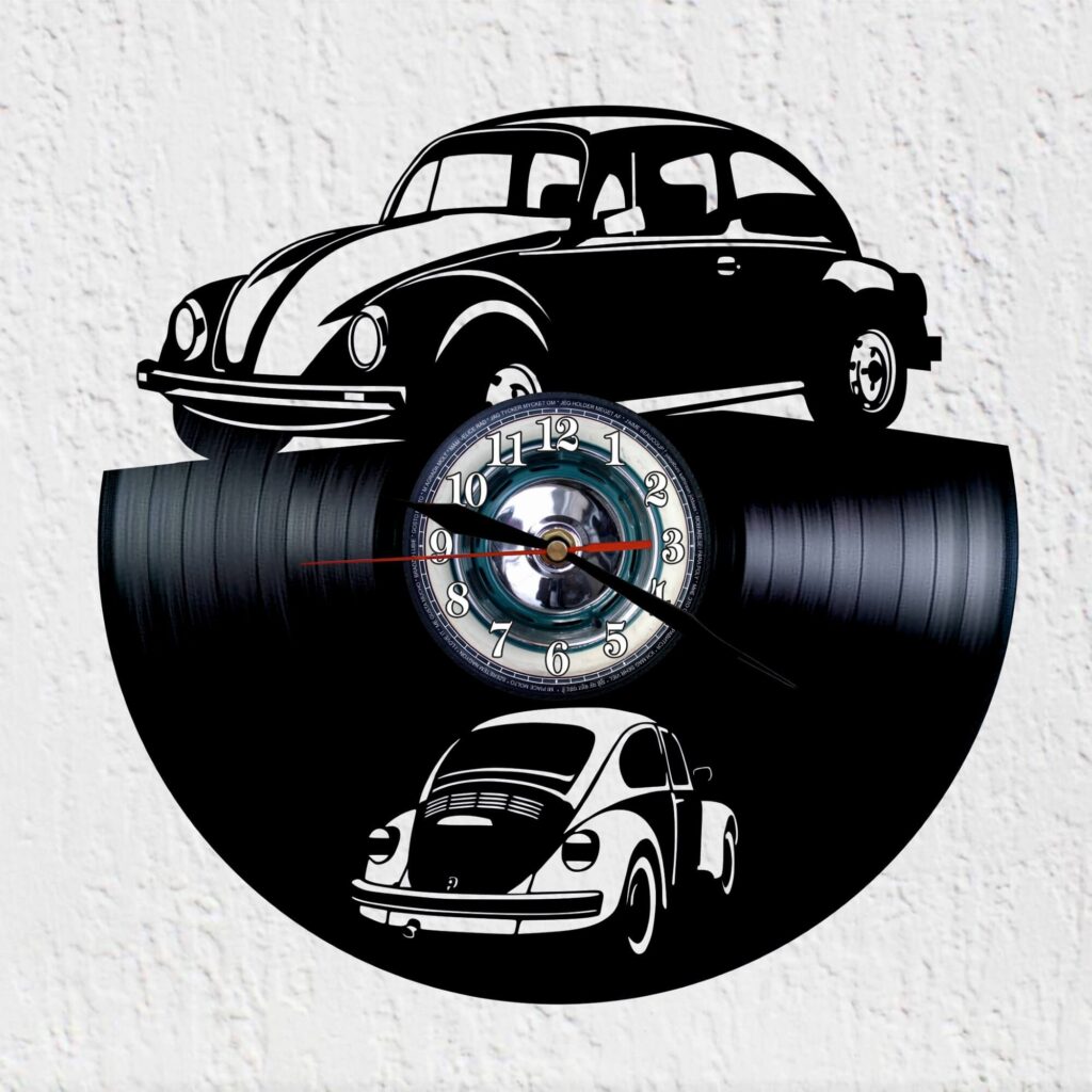reloj de vinilo vw beetle escarabajo