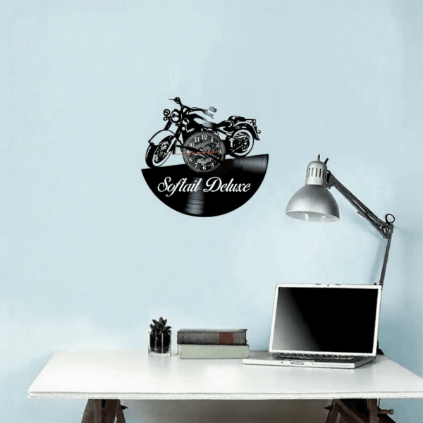 reloj pared harley davidson softail