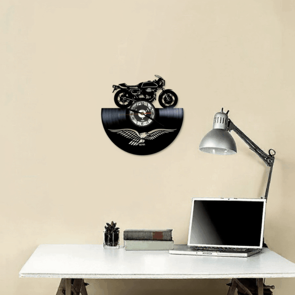 reloj pared moto guzzi