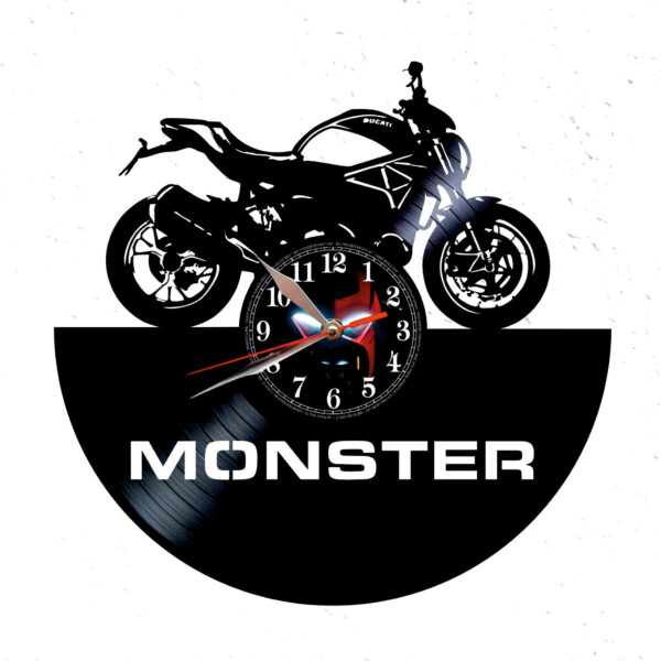 reloj de vinilo ducati monster
