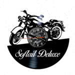 reloj de vinilo harley davidson
