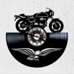 reloj de vinilo moto guzzi