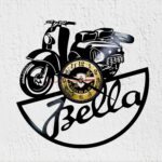 reloj de vinilo zündapp bella