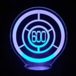 Lámpara Led 3D Fiat/Seat-600 símbolo