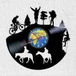 reloj de vinilo aventura