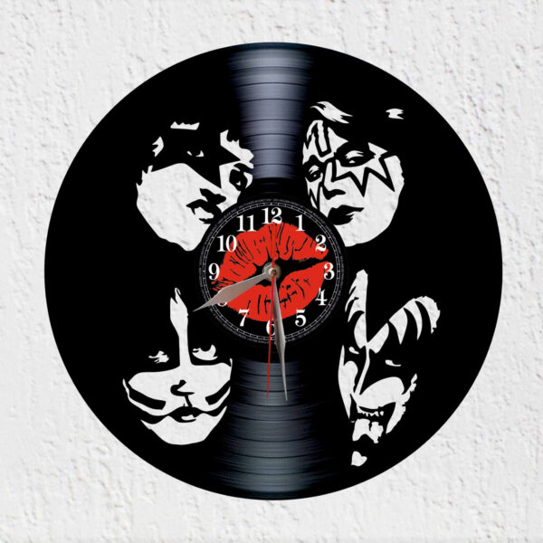reloj vinilo kiss
