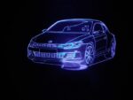 Lámpara Led 3D Volkswagen Scirocco