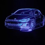 Lámpara Led 3D Volkswagen Scirocco