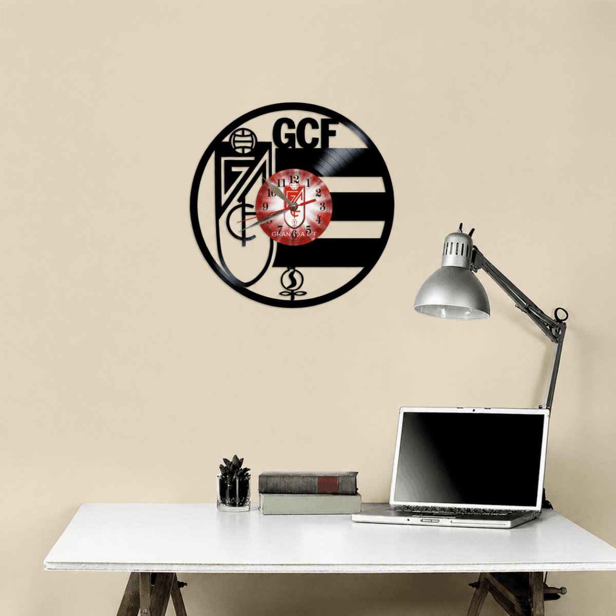 Reloj de vinilo Granada C.F. Reloj de Pared - Imagen 2