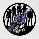 reloj vinilo caballeros del zodiaco