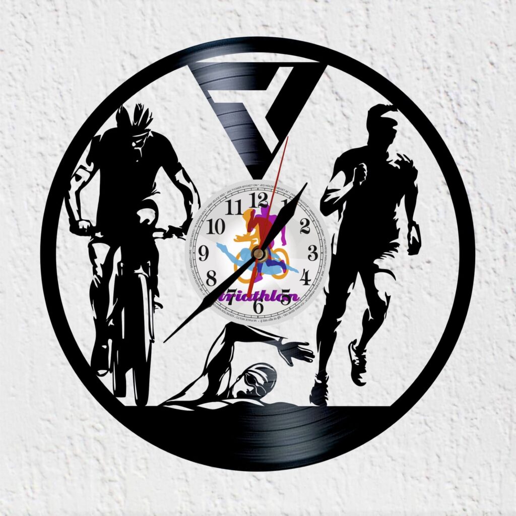reloj de vinilo Triatlón
