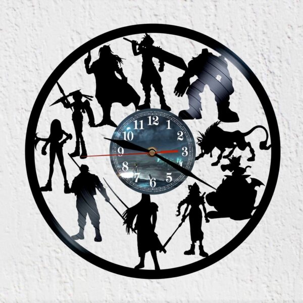 reloj vinilo final fantasy VII