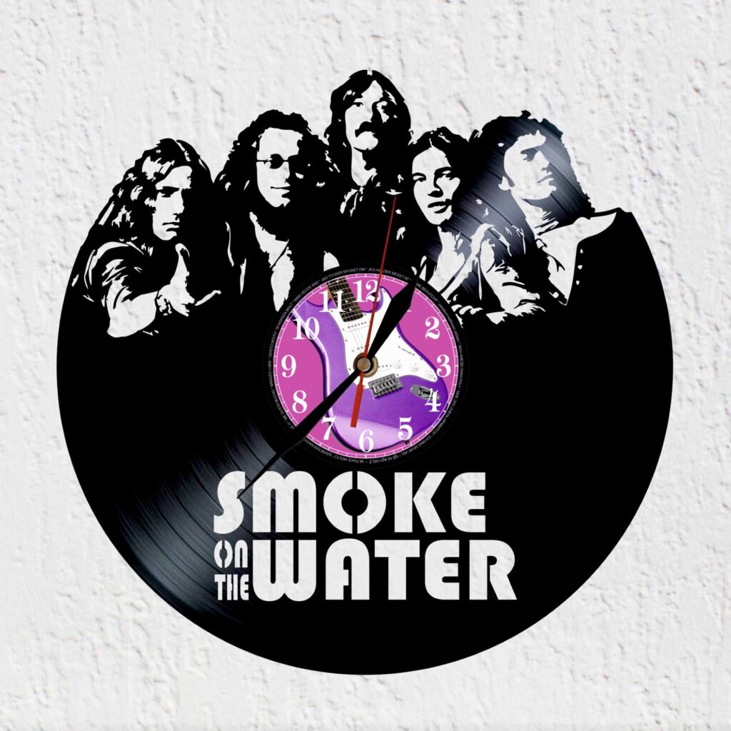 reloj vinilo deep purple