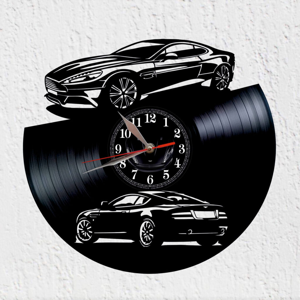 reloj de vinilo aston martin