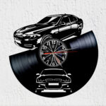 reloj de vinilo bmw 5
