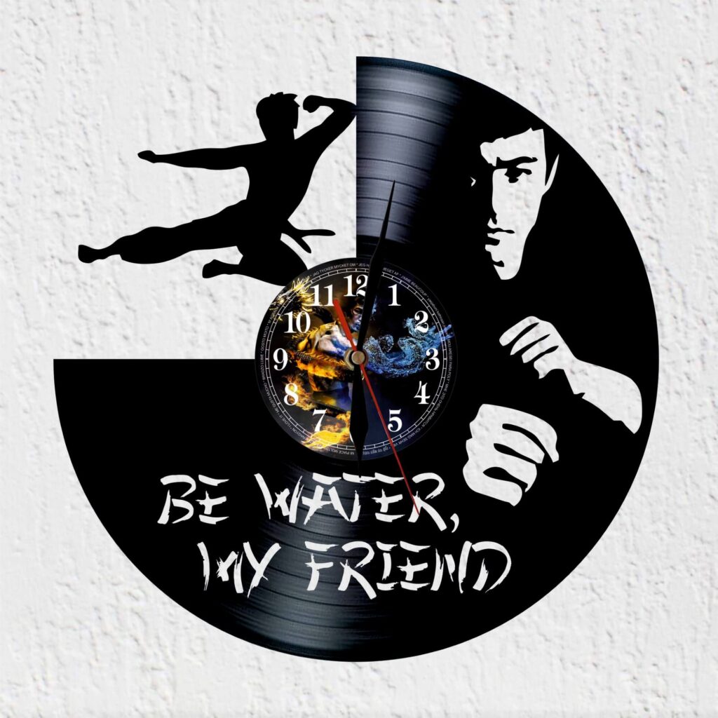 reloj de vinilo bruce lee