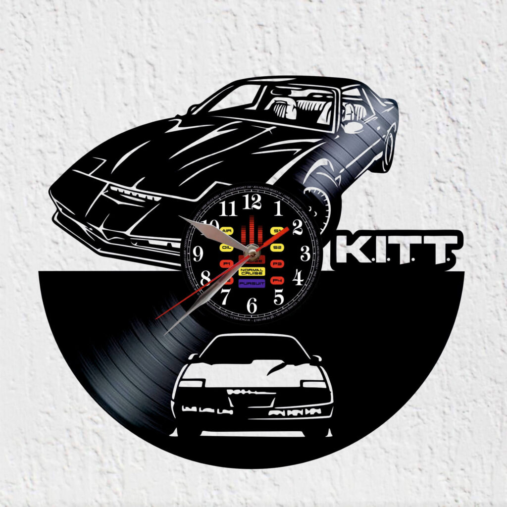 reloj de vinilo KITT