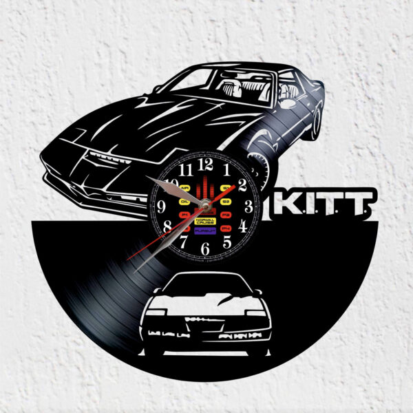reloj de vinilo KITT